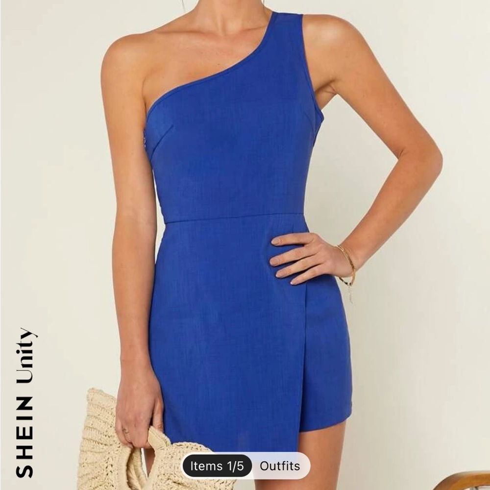 blue romper